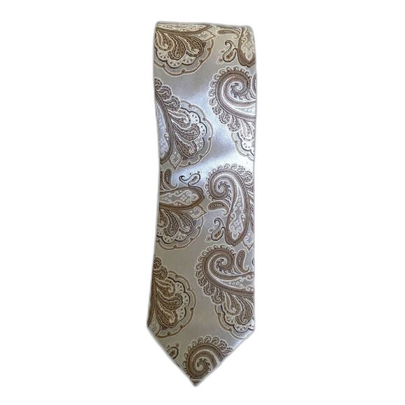 Zianetti Italian Silk Paisley Tie Luxury Designer Neckwear Classic Gift Idea - Picture 3 of 6